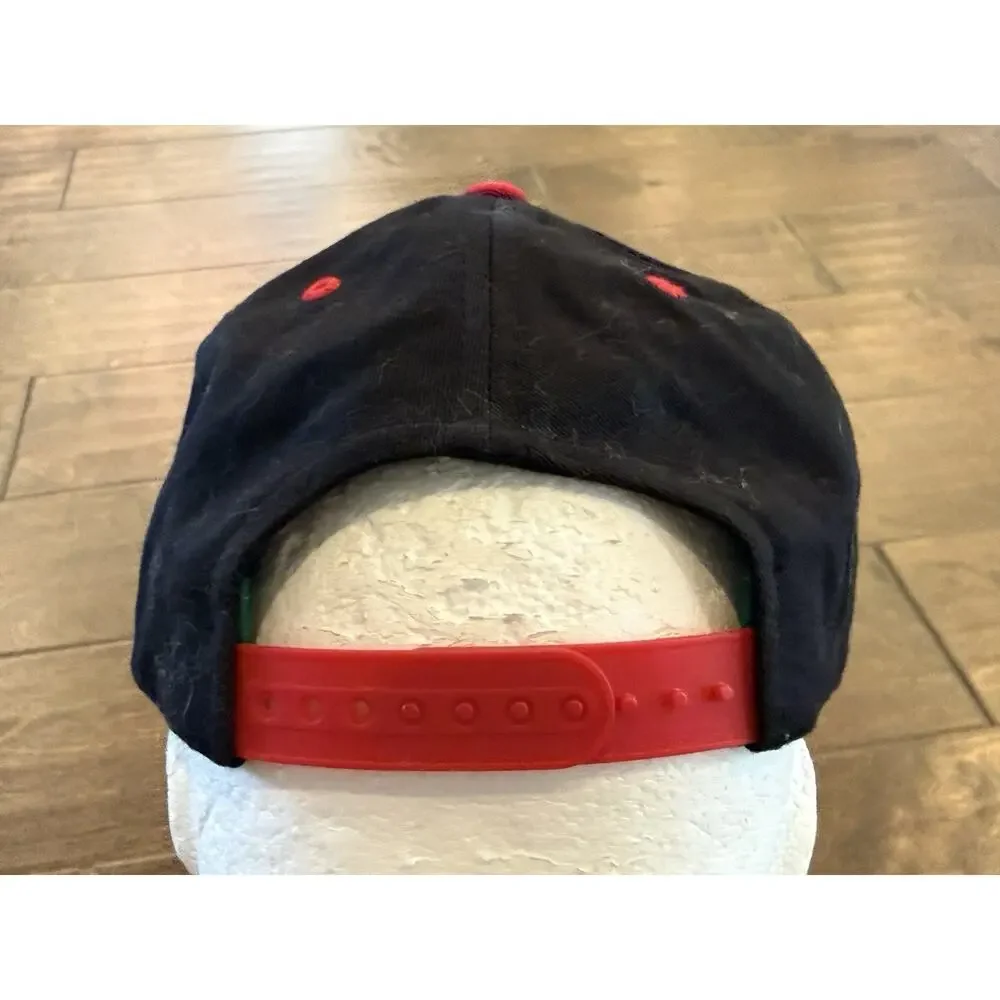 Top Of The World Mens Black Red Georgia Dawgs Bulldogs Adjustable SnapBack Hat